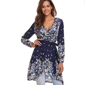 Floral Print Tunic Dress
